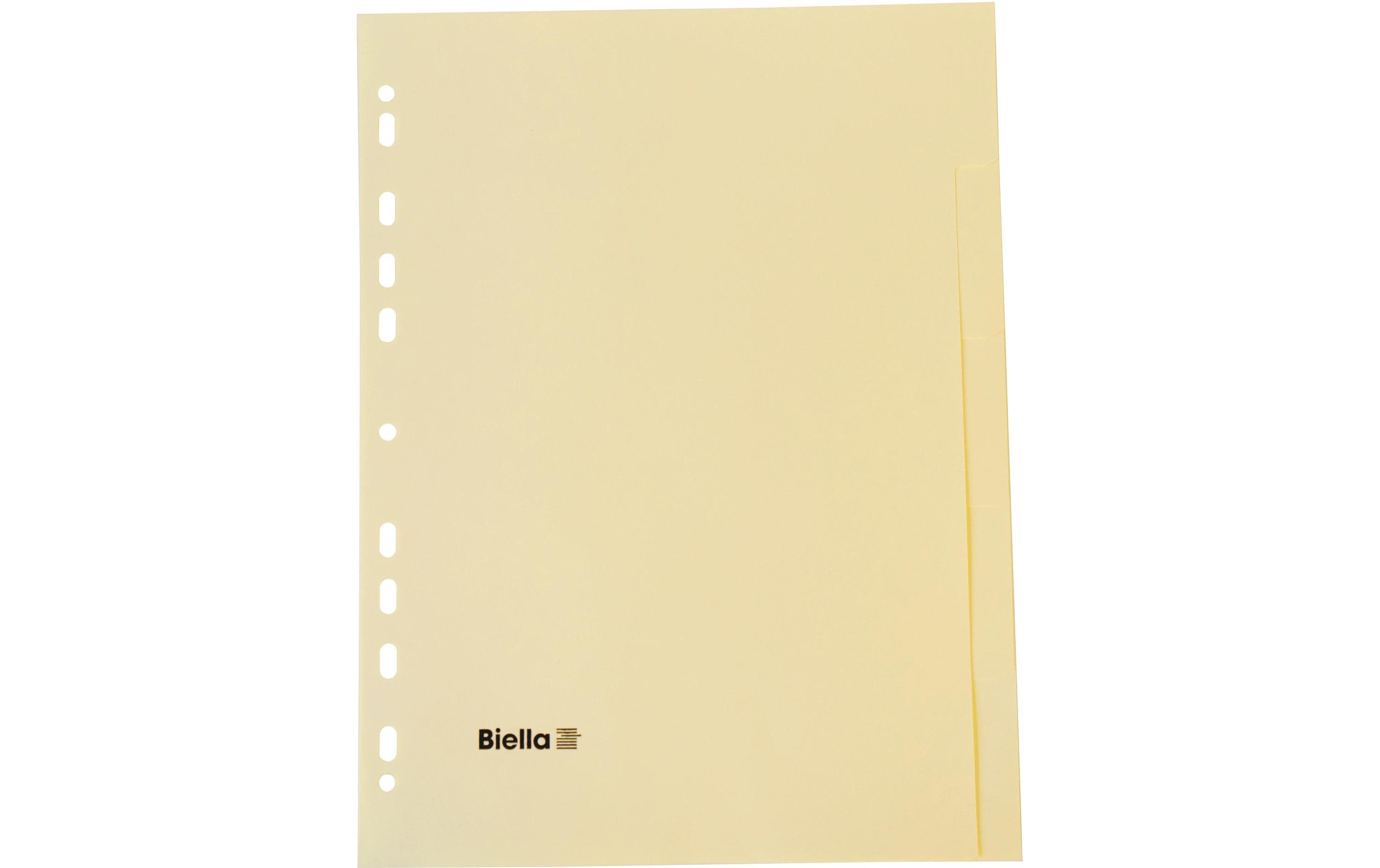 Biella Blanko-Register 5-teilig, braun