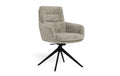 AC Design Esszimmerstuhl Roger 2 Stück Grau/Beige