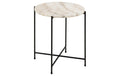 AC Design Couchtisch Avila Weiss, Ø42x45 cm