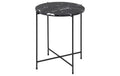AC Design Couchtisch Avila Schwarz, Ø42x45 cm