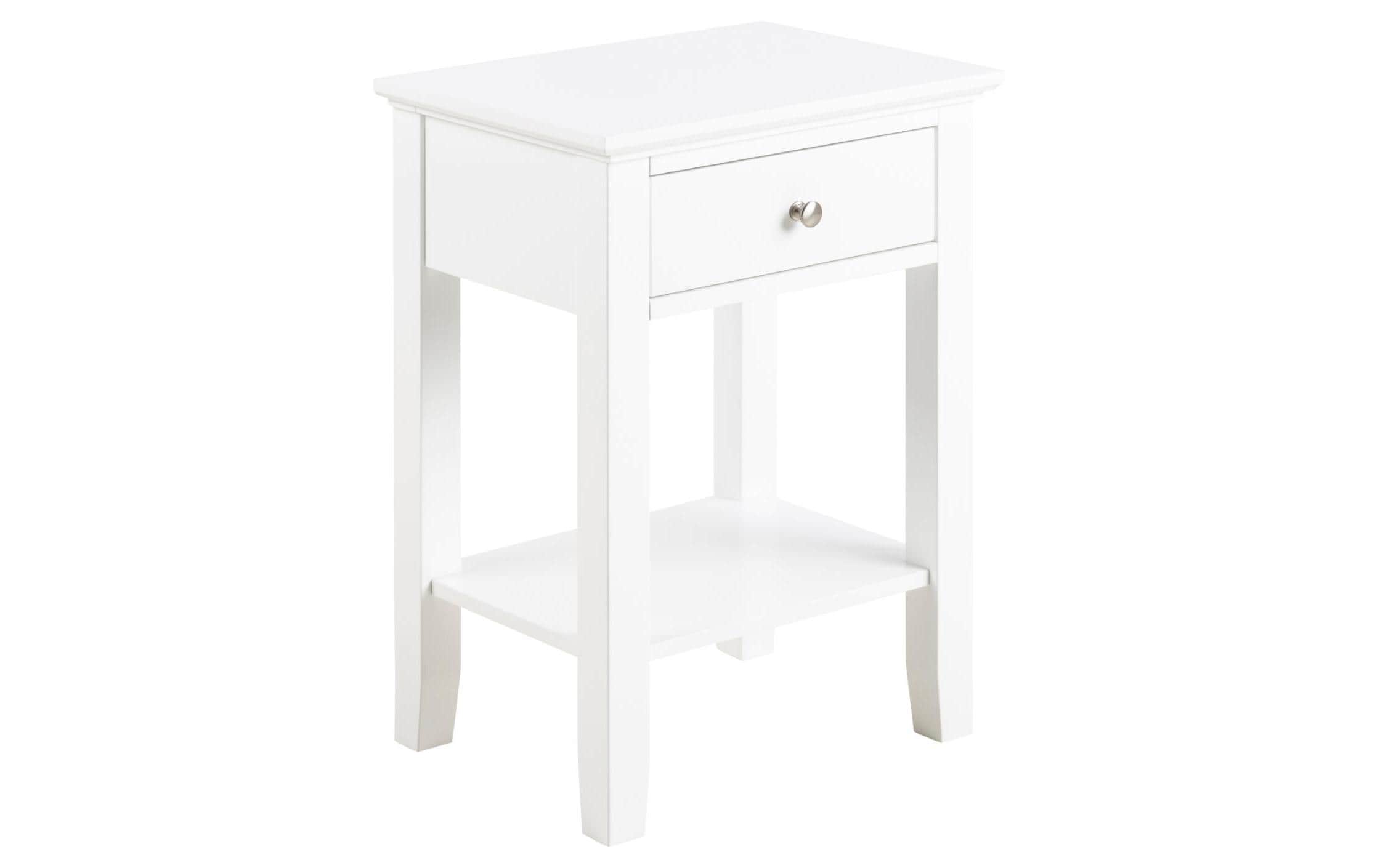 AC Design Nachttisch Linnea Weiss, 45x34x62.8 cm