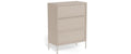 AC Design Kommode Palmdale Grau, 80x40x110 cm