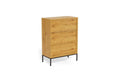 AC Design Kommode Palmdale Eiche hell, 80x40x110 cm