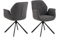 AC Design Esszimmerstuhl Aura Monza 1 Stück Monza fabric Anthrazit