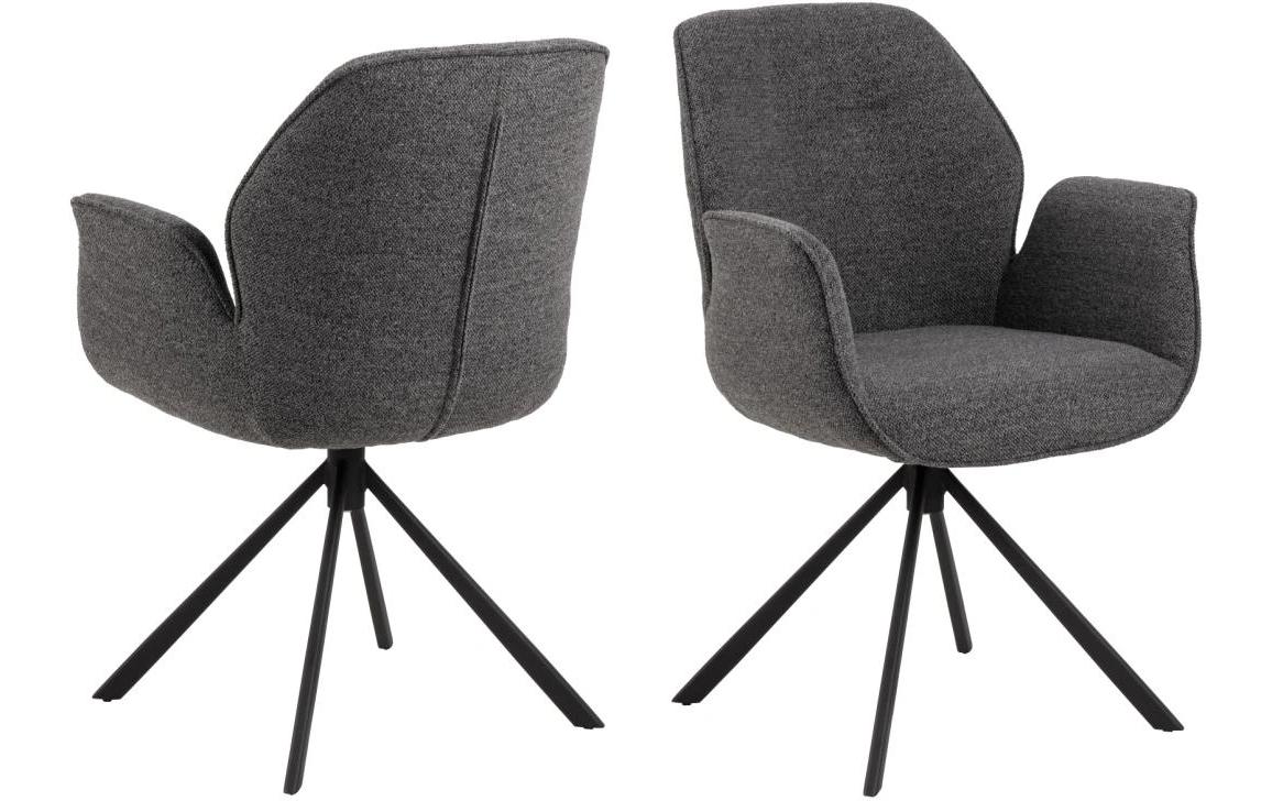 AC Design Esszimmerstuhl Aura Monza 1 Stück Monza fabric Anthrazit