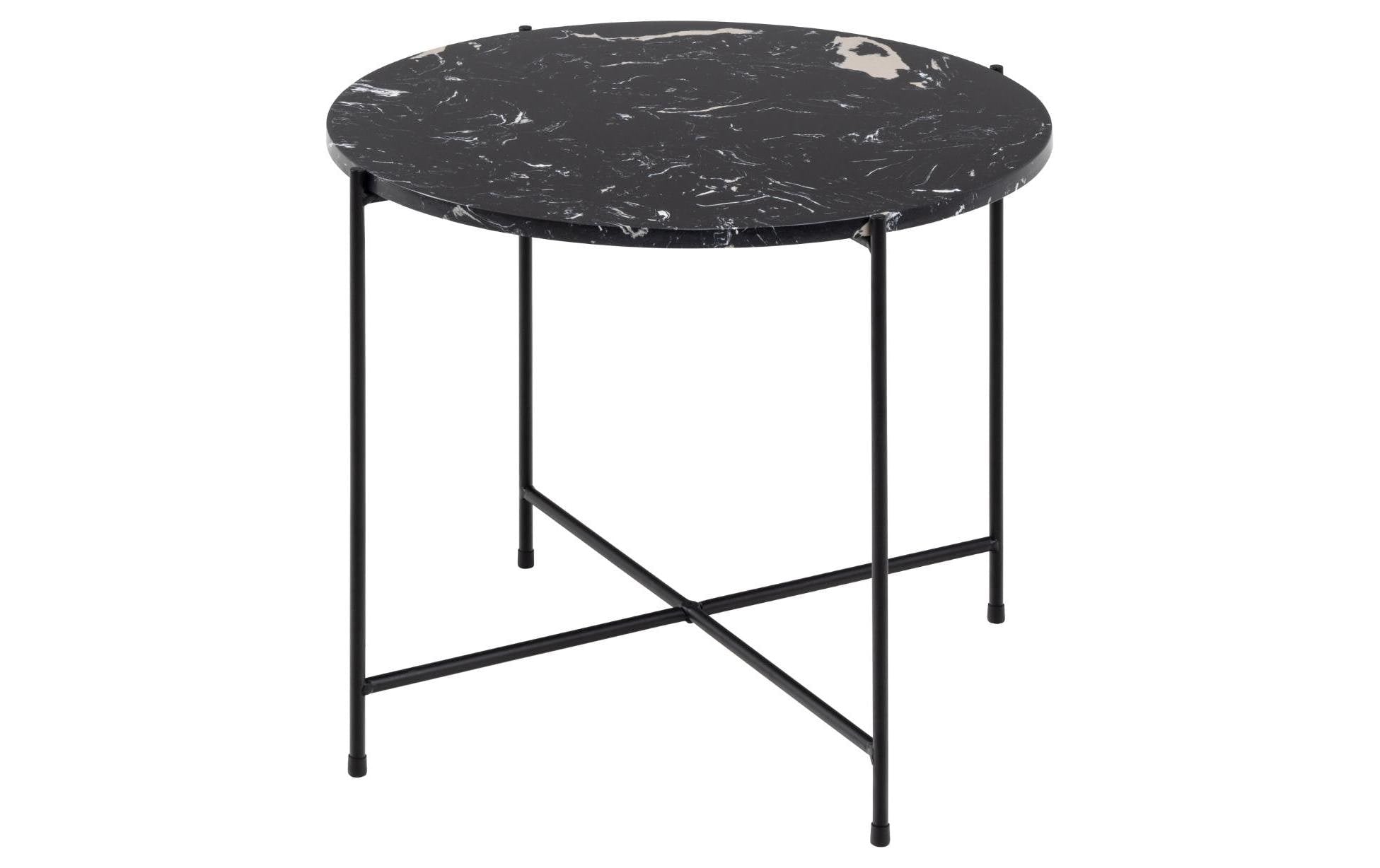 AC Design Couchtisch Avila Schwarz, Ø52x40 cm