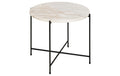 AC Design Couchtisch Avila Weiss, Ø52x40 cm