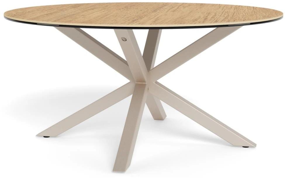 AC Design Couchtisch Heaven rund Wildeiche/Glas/Keramik, Ø82x40 cm