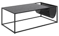 AC Design Couchtisch Seaford Schwarz, 110x60x40 cm