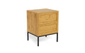 AC Design Nachttisch Palmdale Hellbraun,  45.6x40x61 cm