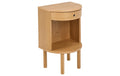 AC Design Nachttisch Paron Hellbraun, 40x31.5x60 cm
