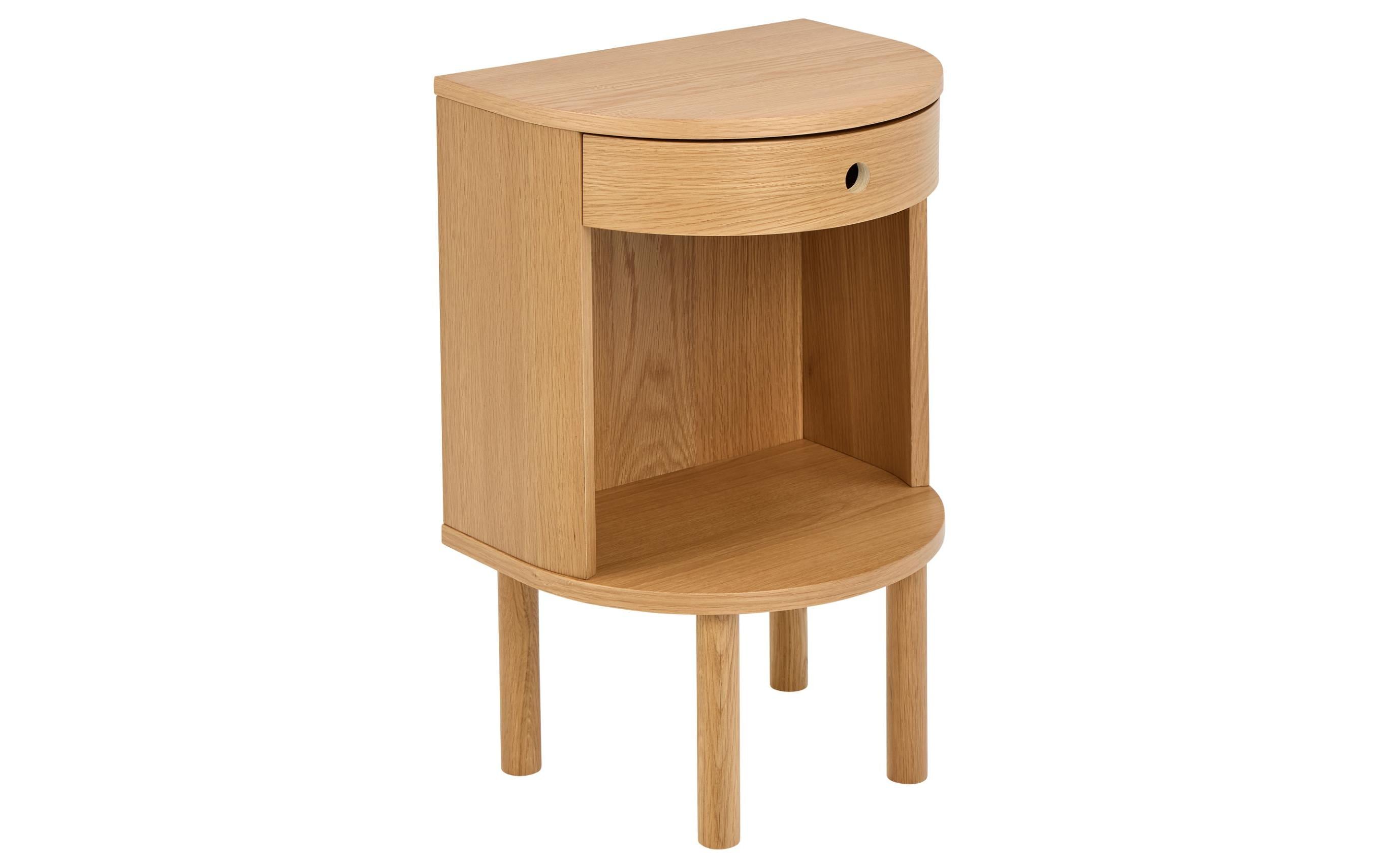 AC Design Nachttisch Paron Hellbraun, 40x31.5x60 cm