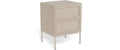 AC Design Nachttisch Palmdale Grau,  45.6x40x61 cm