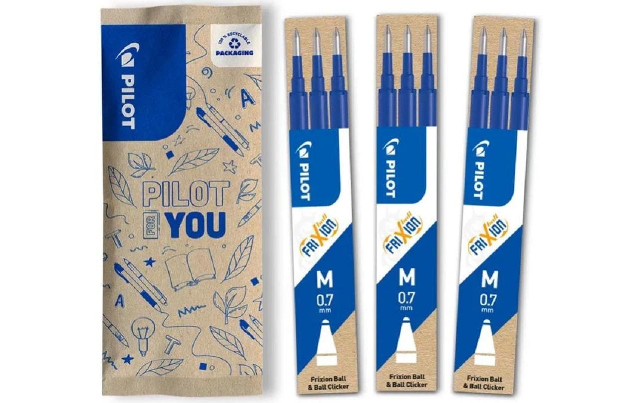 Pilot FlowPack FriXion Ball Refill 0.7 9er Pack blau