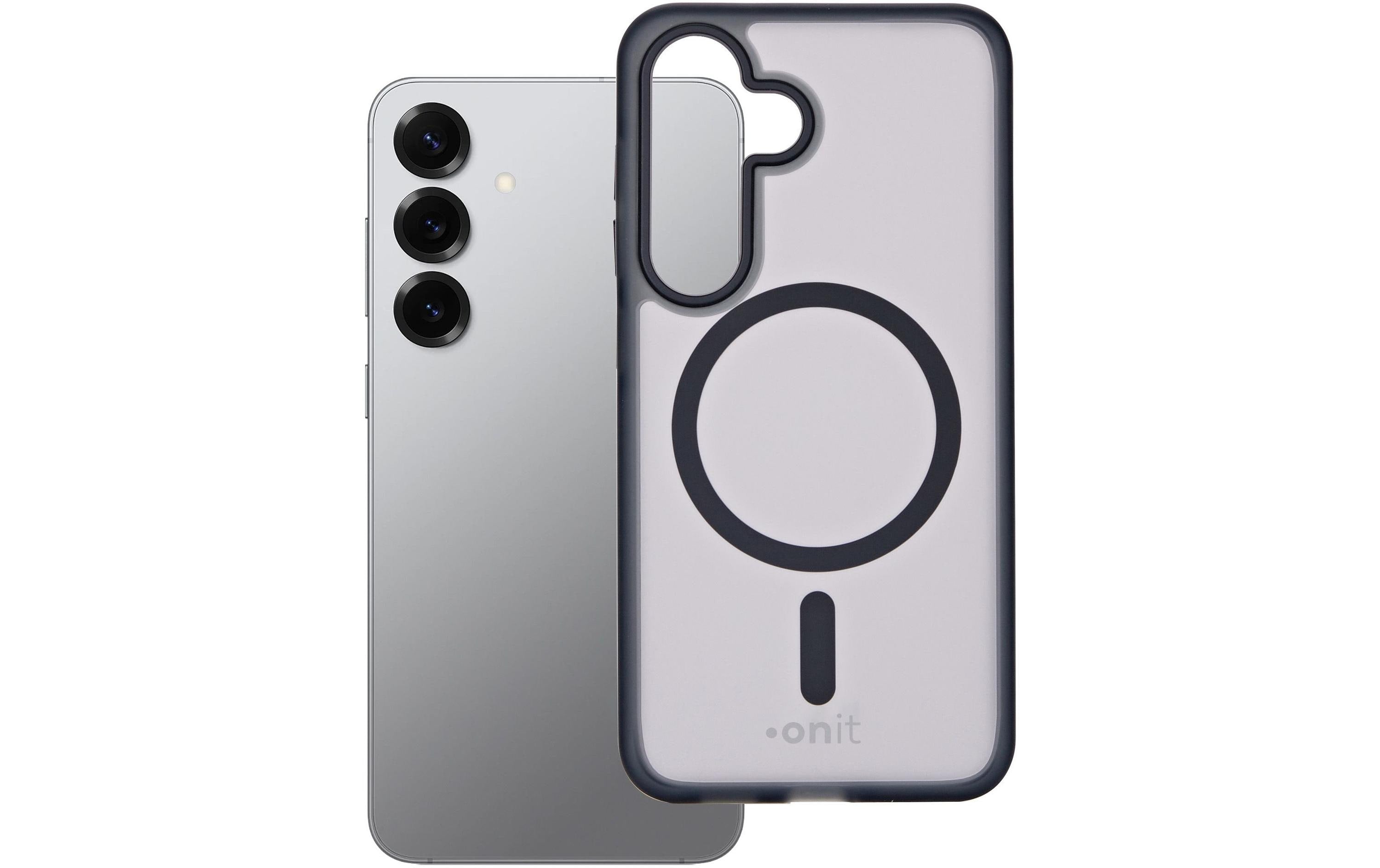 onit Back Cover Mill.Std. Samsung S25 mattschw / Magsafe / Mill.Std.3m / GRS