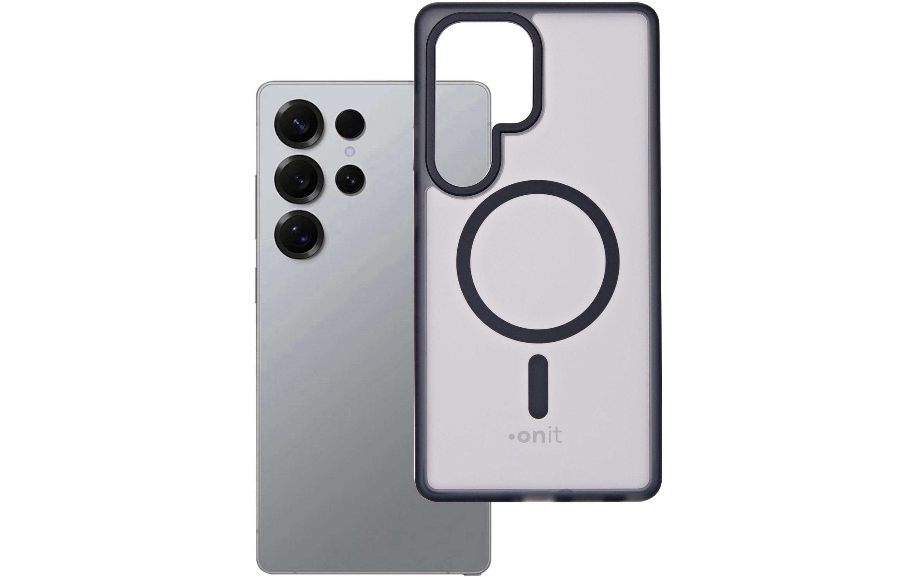 onit Back Cover Mill.Std. Samsung S25 Ultra mattschw / Magsafe / Mill.Std.3m / GRS