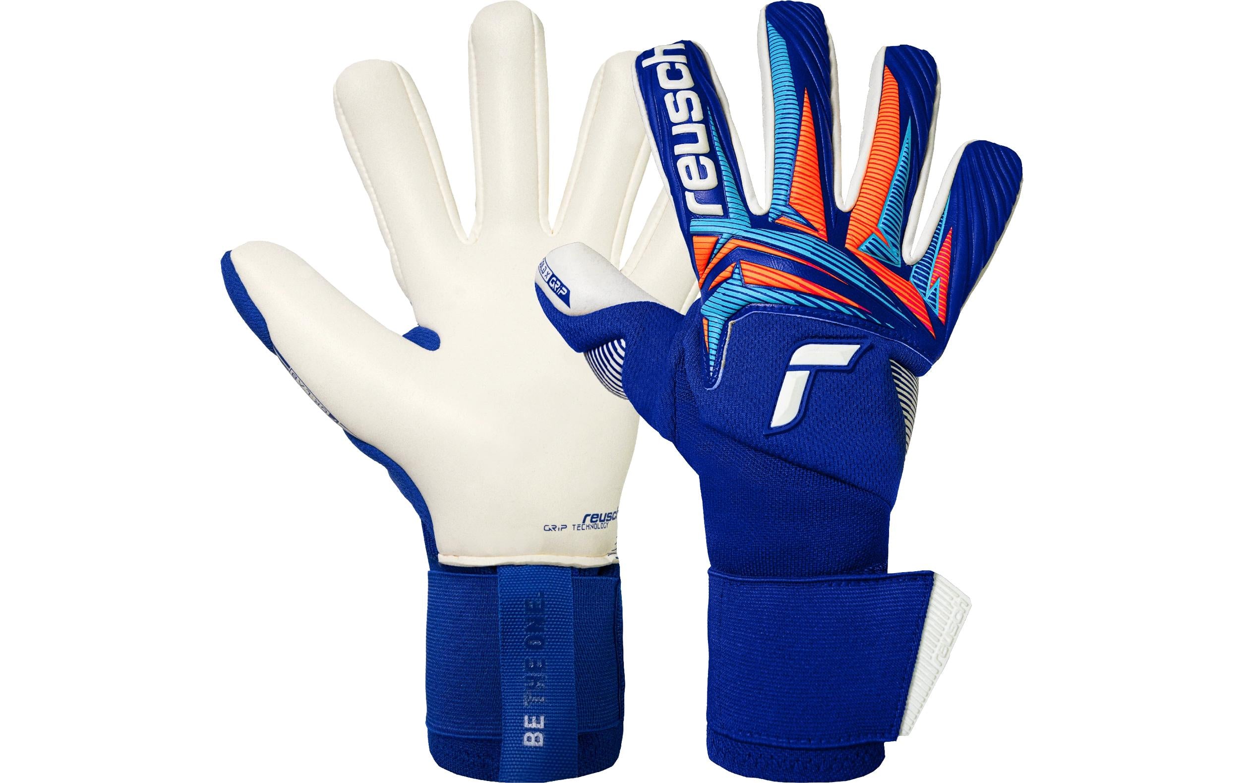Reusch Attrakt Gold X NC Gravity Grösse: 10, Farbe: blue/white/orange