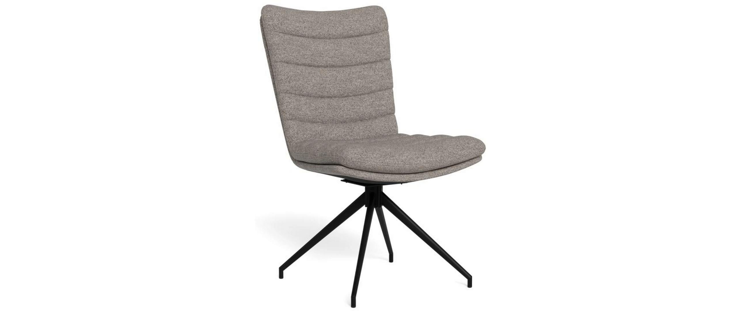 AC Design Esszimmerstuhl Grafton 2 Stück Light Grey/Schwarz