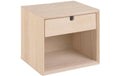 AC Design Nachttisch Century Hellbraun, 37x32x33 cm