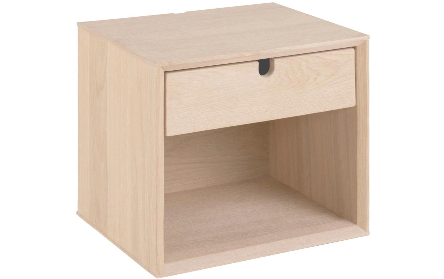 AC Design Nachttisch Century Hellbraun, 37x32x33 cm
