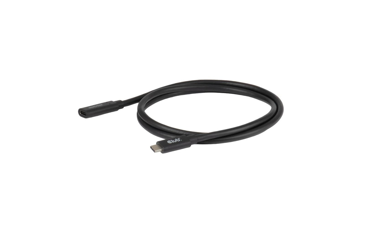 Club 3D, Verlängerungskabel 1m, USB-C 240W 8K60Hz M/F, 40Gbps