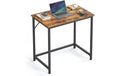 Vasagle Bürotisch braun-schwarz mit Platte 80x50cm