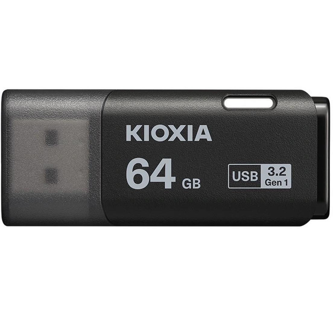 Kioxia TransMemory U301 USB Schwarz 64GB 18/6MB/s, USB 3.2 Type-A
