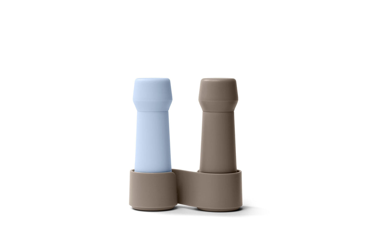 Crushgrind Gewürzmühle Amsterdam, Grau-Blau Höhe 13 cm, PP