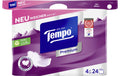 Tempo Toilettenpapier 4-lagig weiss 24x120 24 Rollen 120 Blatt 4-lagig