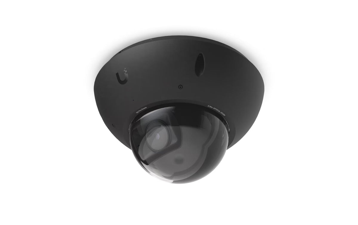 Ubiquiti UniFi UVC-G6-PRO-DOME-B Kamera Schwarz, 4K, AI, Outdoor, IR, 2.36x Zoom