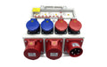 Schöneberger Baustromverteiler 16A mit FI 2xCEE16/5 | 2xT23 | 2xT25