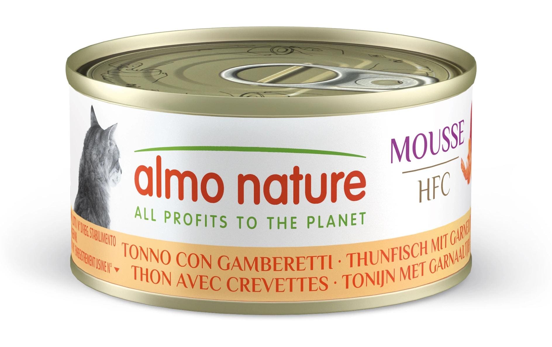 Almo Nature Mousse HFC 70g Thunfisch & Garnelen