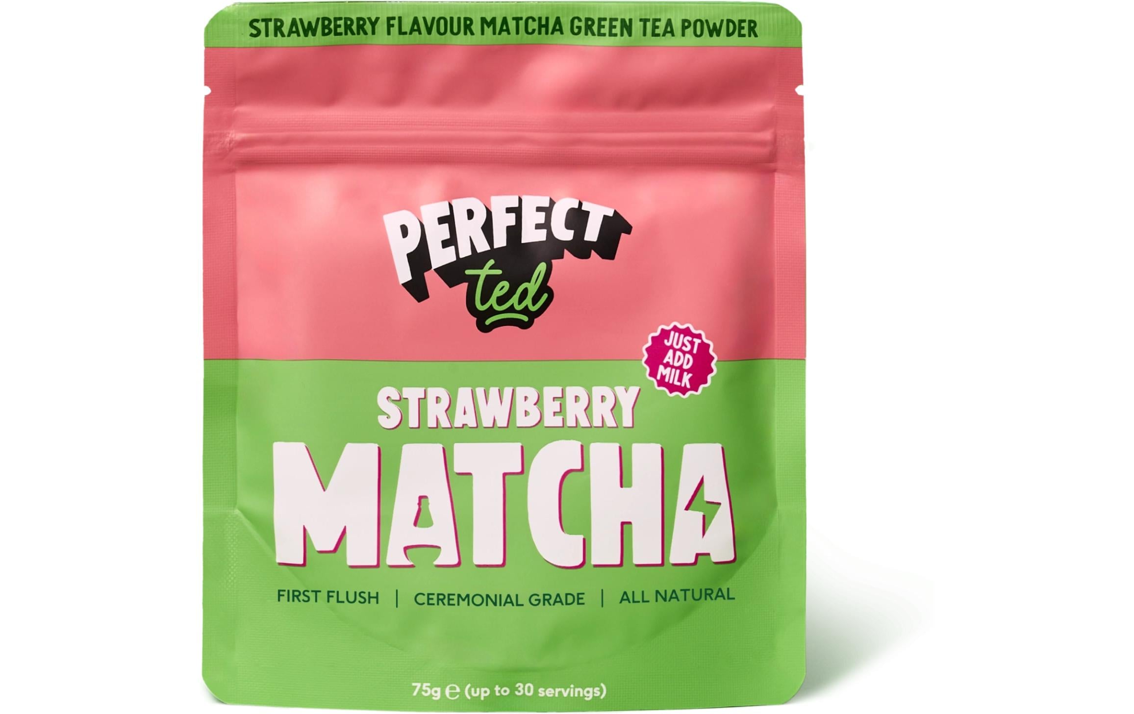 Perfect Ted - Matcha Pulver Erdbeere 75 g