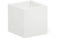 Metal Planter Cube 60x60x60cm Moon White