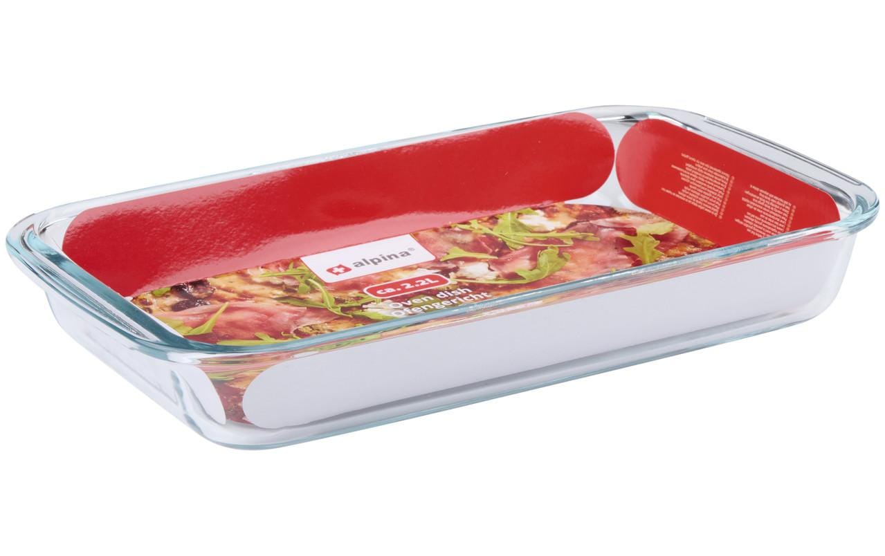 Alpina Auflaufform 2.2L Glas, 34.5x20.5x5cm