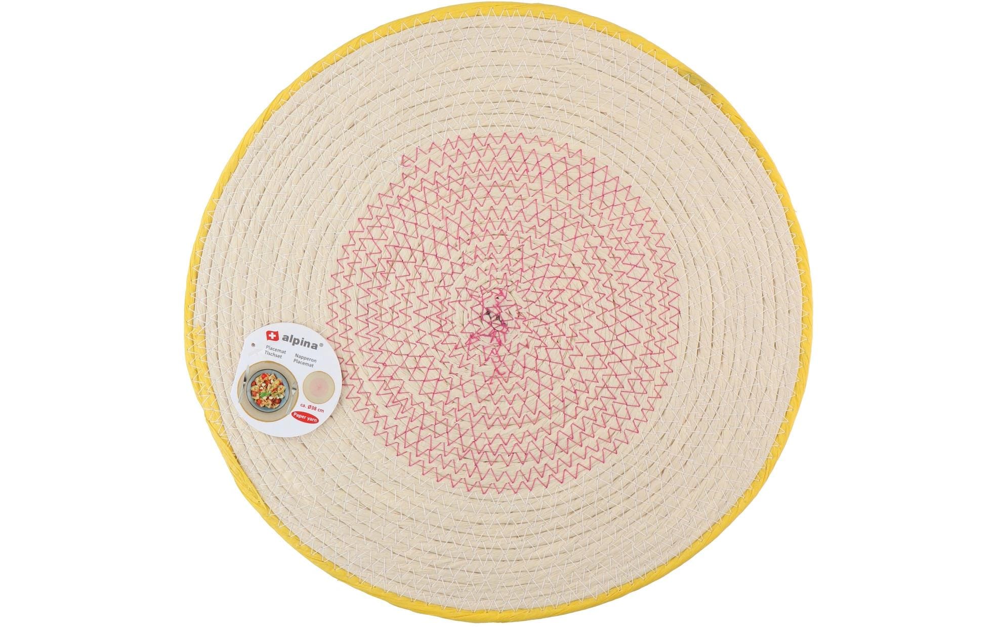 pina Tischset aus Papiergarn, Ø 38cm 38x0.49 cm (DxH)