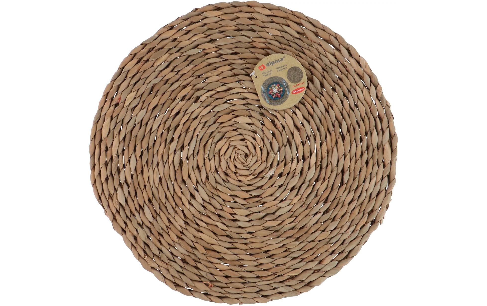 Alpina Tischset aus Gras, Ø 39cm 39x1.6 cm (DxH), Gras