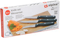 Alpina Kochmesser-Set, 3-teilig 18,5/19,5/22 cm,peeling,vegetable,cheese