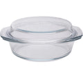 Alpina Auflaufform mit Deckel 1.8L Glas, 25.3x20.4x12.8 cm
