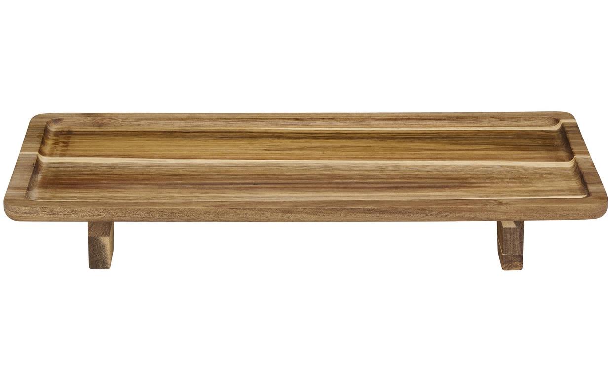 Alpina Serviertablett aus Akazienholz 42x22x5.4 cm