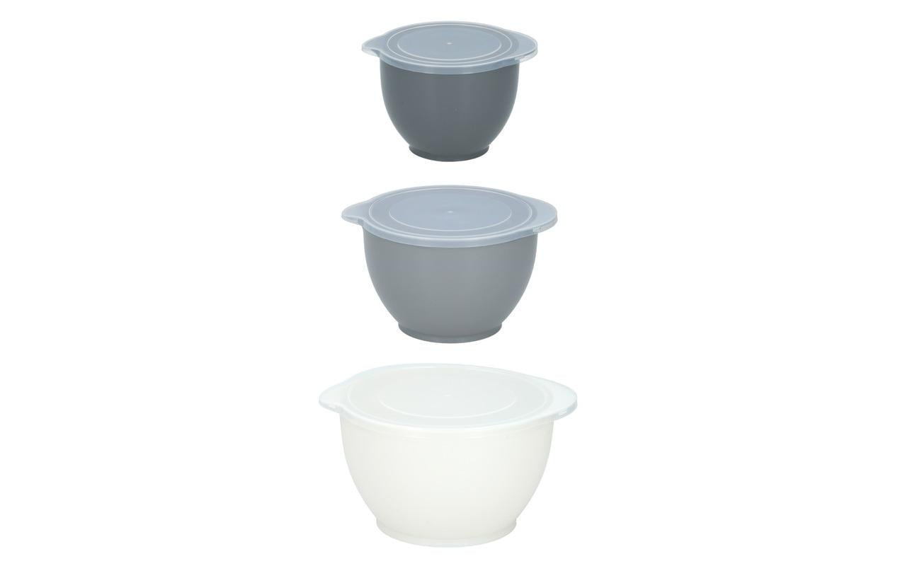 Alpina Schüsselset 6er Set, 1,2/2/3,4L Weiss, PP, SL