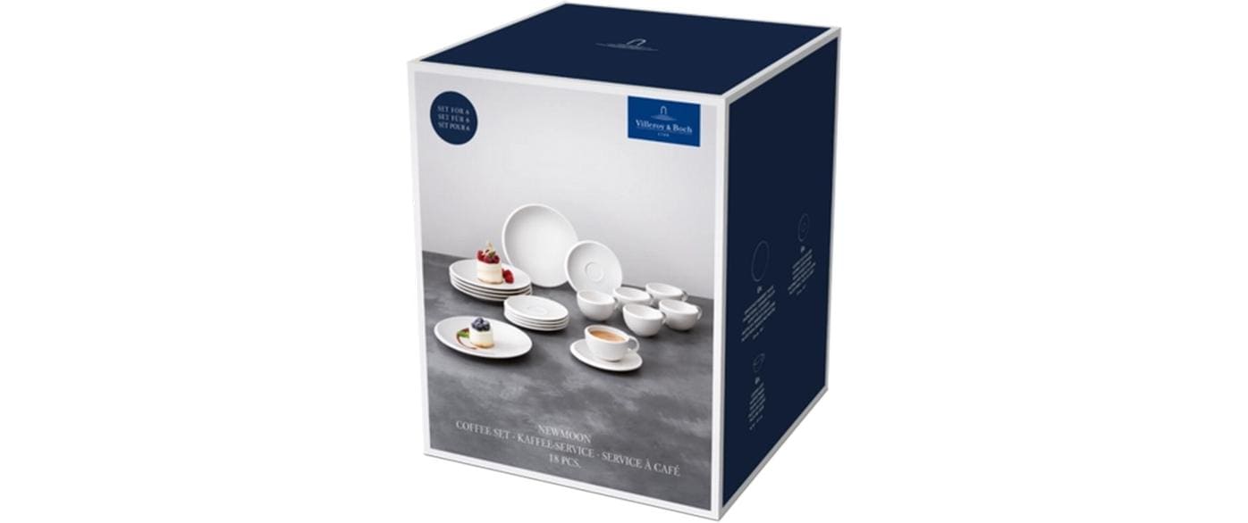 Villeroy & Boch New Moon Kaffee-Service Set 18-teilig