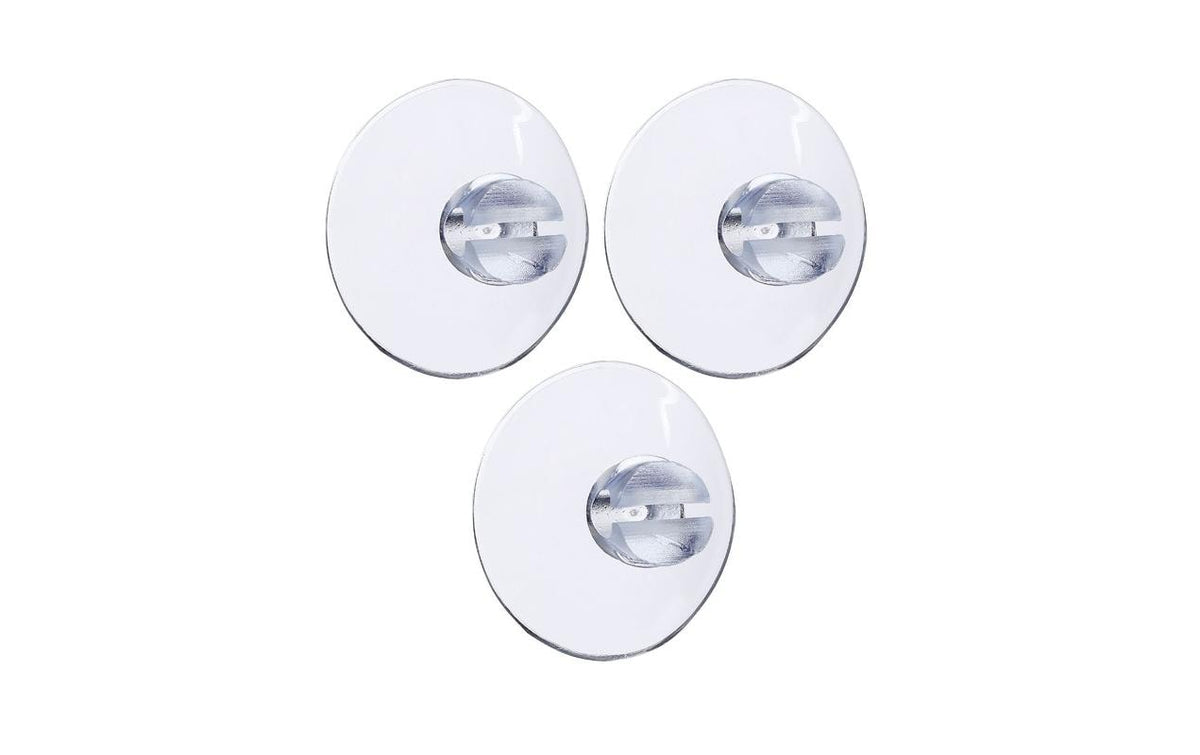 H&J Saugnäpge für Lichterketten 12 Stück, 3.5 cm, Kunststoff