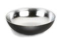 H&J Dekoschale Silber-Schwarz, D:37 cm Kunststoff