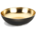 H&J Dekoschale Gold-Schwarz, D:37 cm Kunststoff