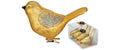 H&J Weihnachtskugel Vogel Royal Gold 4 Stück, 8 cm, Kunststoff