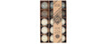 H&J Weihnachtskugel Blanched Almond, 15 Stk Glas, D: 8 cm