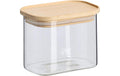 Zeller Present Vorratsdose Bambus stapelb. Grösse: 12,8 x 9 x 10 cm, 600 ml
