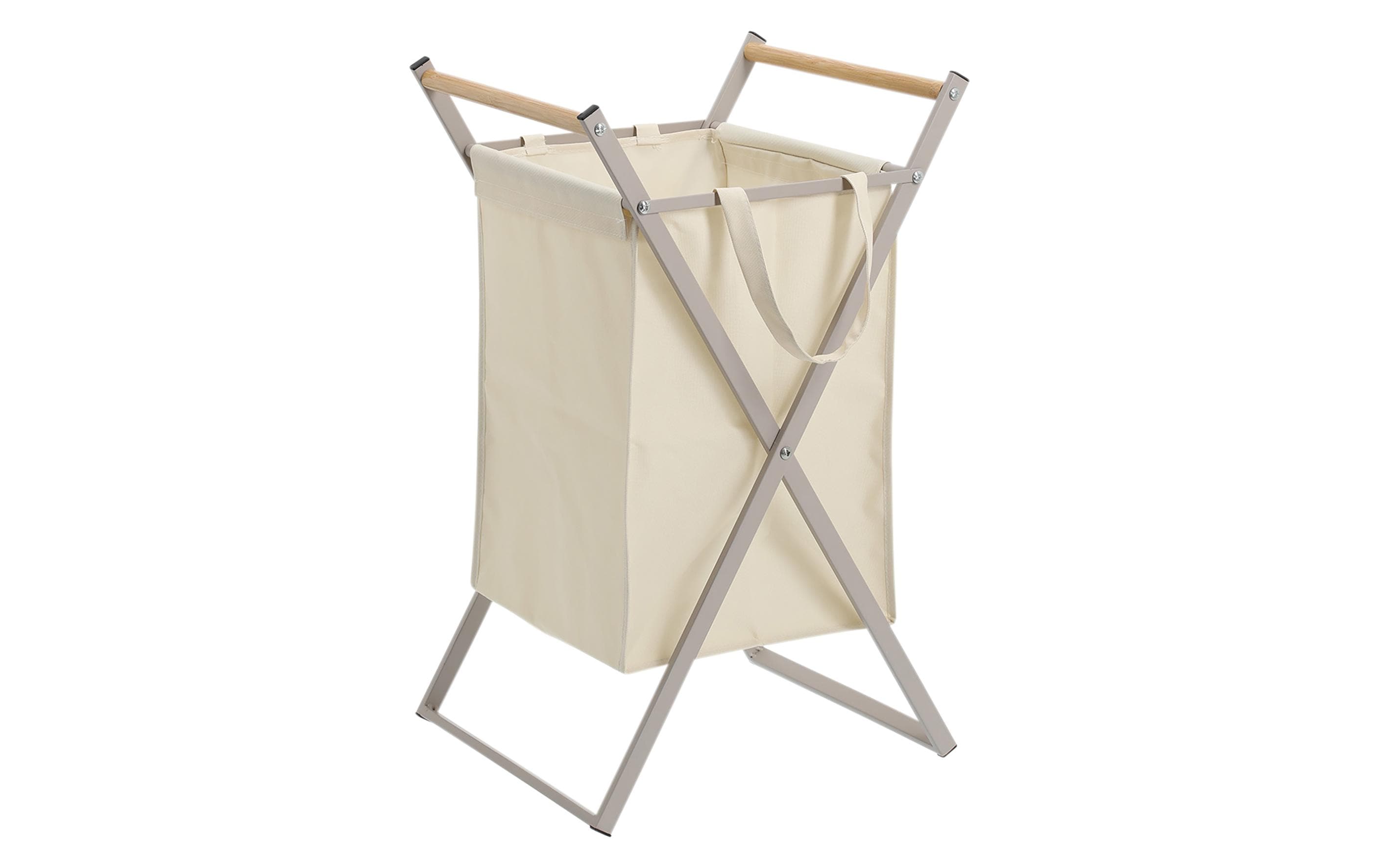Zeller Present Wäschesammler Grösse: 36,5 x 40 x 67 cm, Beige