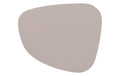 Zeller Present Glasunters. 2 Tone 4-teilig Grösse: 12 x 10 cm, Greige/Grau